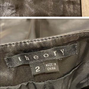 Theory women’s Leather Pants